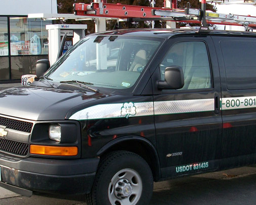 Image of the van for testing
